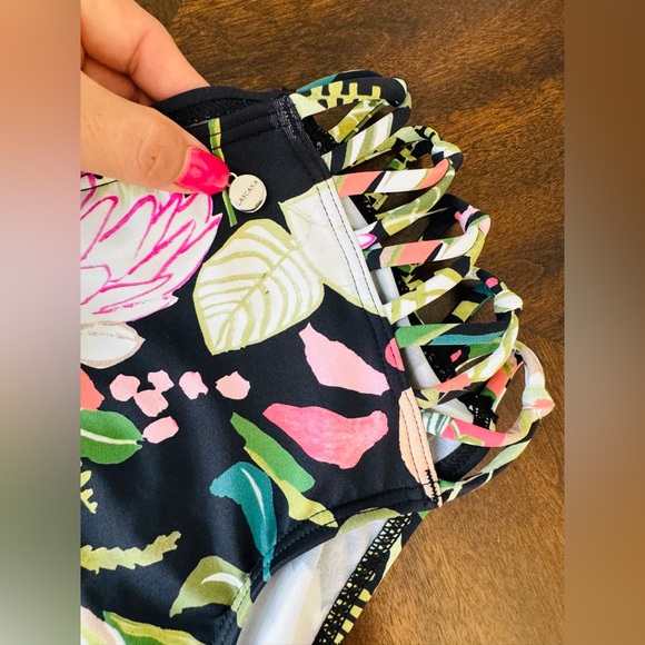 Lascana Strappy Swim High Waisted Bikini Bottom - Picture 6 of 8
